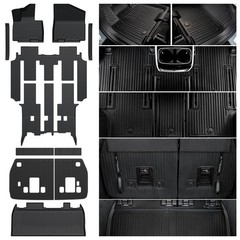 Floor Mats Set for 2022-2025 2026 Kia Carnival (Gas Only), All Weather TPE Ba…