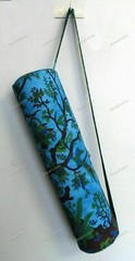 Indian Yoga Bag Tie Dye Mantra 100% Cotton Gym Mat Carrier Bags With Shoulder St