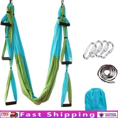 Aerial Yoga Swing Trapeze Inversion Therapy Multi Loop Hanging Strap Fitness New