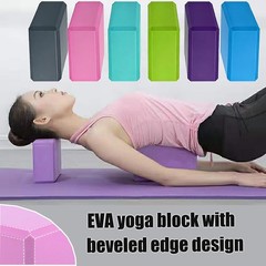 24 Pcs Foam Yoga Blocks Lightweight Non-Slip Supportive Yoga Bricks Yoga Prop…