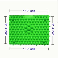 Pack of 4 stress relief math green