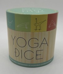 Yoga Dice 7 Wooden Dice Thousands of Possible Combinations Poses Chakras Travel