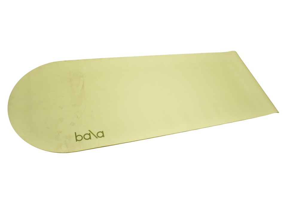 Bala Green Rubber Yoga Mat 71 X 27 In Non-Slip Exercise Fitness Pilates Gym