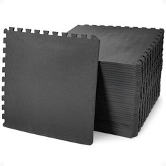 BalanceFrom Puzzle Exercise Mat – 24 Sq Ft Interlocking Foam Tiles