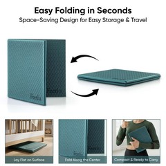 Yoga Knee Pad Cushion Exercise Knee Pad Folding, 1/2″ Thick 24″x12″ Eliminate…
