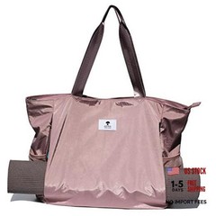 Yoga Mat Bag Yoga Tote Carrier Shoulder Bag Carryall Tote for B Pinkish Purple