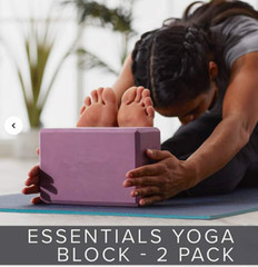 Yoga Blocks High Density Set of 2 Purple