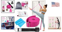 Ultimate Flexibility Kit: Leg Stretcher & Resistance Band for All Skill Levels