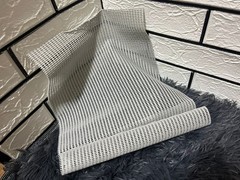 Multipurpose PVC grip mat Odor Free Hand Washable Grey Color Pack of 1 Free Pos