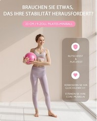 PilatesRingSet Pink – 36cm Deformation Resistant PilatesRing with Padded…