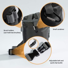 Chalk Bag for Rock Climbing, Climbing Bouldering Charcoal Grey