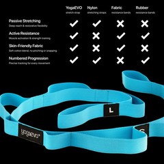 Yoga Evo Stretch Out Strap Loops Foot Stretcher For Dancers Yoga Stretch Bands