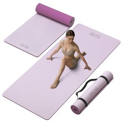 Yoga Mat Thick(10mm) Exercise Mat Non Slip Anti-tear,72″x35″ Extra Large Pila…