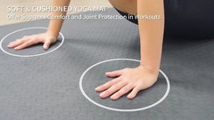 Extra Large Non-Slip Yoga Mat 72″x48″/78″x54″, Thick Eco-Friendly Exercise Mat f