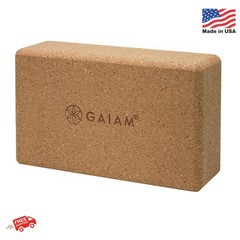 Gaiam Yoga Block – Supportive Latex-Free Eva Foam – Soft Non-Slip Surface with B