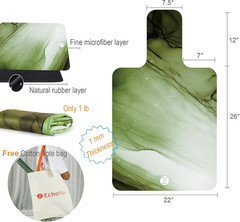 Non-Slip Pilates Reformer Mat Towel – Lightweight, Portable & Easy to Clean