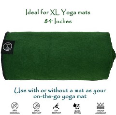 XL Hot Yoga Mat Towel-85″x30″ Soft Microfiber & Silicone Hot Yoga Towel