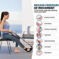 Portable Yoga Foot and Leg Stretch Strap for Enhanced Flexibility and Comfort