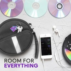 Portable CD Player Case, Waterproof Portable CD Player Carrying Case,