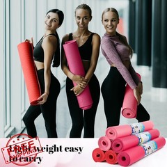 Amylove 12 yoga mats bulk red rose pink 68″