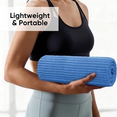 Homexcel Hot Yoga Towels 2 Pack 26.5 X 72 Non-Slip Ultra-Absorbent Microfiber