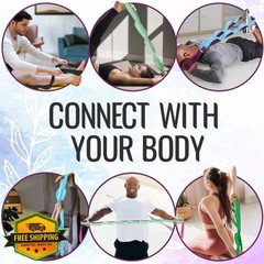 TECEUM Light Green Stretching Strap 10 Loops