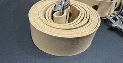 Pilates- Leather Classic with hardwood swivel grip and leather ropes