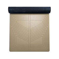 Pro+ Warrior – Premium Non-Slip Yoga Mat – Eco-Conscious Design – PU Mat TAUPE