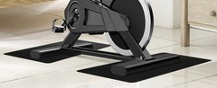 Under Desk Elliptical Mat – Non-Slip Exercise Equipment for Peloton Bike, Small