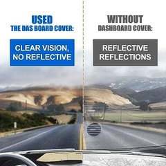 Flannel Dashboard Cover Mat Protector Non Slip Mat Carpet Replacement for