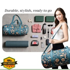 Maison d’ Hermine Yoga Mat Gym Bag Luxury Loft Dark Teal
