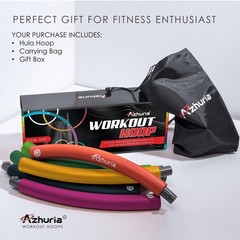 Weighted Hula Hoop Plus Size | 3.2lb Weight, 43in Diameter | Extra Large Hula…