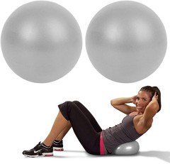 2 Pack Exercise Balls, 8-9 Inch Mini Pilates Yoga Balls, Anti-Burst Small