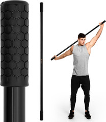 5Ft Yoga Stick for Mobility and Stretching with Non-Slip Ends