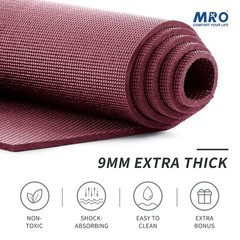 Extra Large Non-Slip Yoga Mat 12’x6′ 9MM Thick for Home Gym, Pilates & Fitness