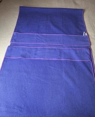 Lot of 2, WAYmat Hot Yoga Thick Mat (wheat) & Heathyoga Thin Mat (purple)