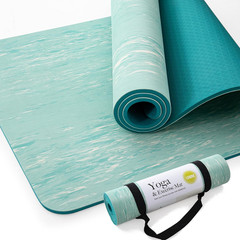 Extra Thick Non-Slip Yoga Mat 10MM Natural Rubber & TPE with Strap
