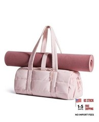 Reiki Gym Bag for Women Puffy Yoga Mat Travel Medium 15L 15L-Candy Pink