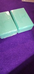 Yoga Block (Set Of 2) Supportive Latex-Free Eva Foam Soft Non-Slip Surface New