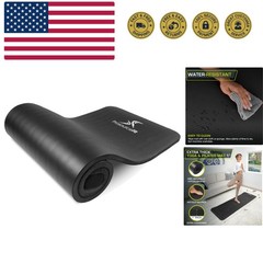 Extra Thick Yoga and Pilates Mat ½” 13mm or 1″ 25mm, 71-inch Long High Densit…