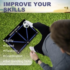 Football Mat Training Kids Football Training Mat for Children & Adults…