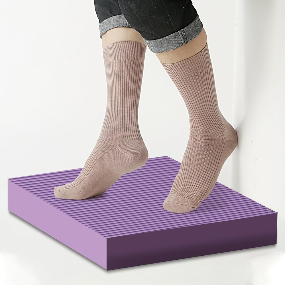Exercise Balance Pad, Non-Slip Cushioned Foam Mat & Knee Pad for Fitness and Sta