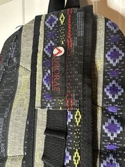 AURORAE Cross Body Sling Backpack Multicolored Geometric Yoga Gym Bag No Mat
