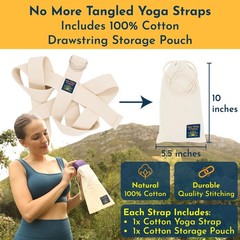 Ima Yoga Fitness – Adaptive Yoga Strap, Yoga Stretching Strap, Extra-Wide 2
