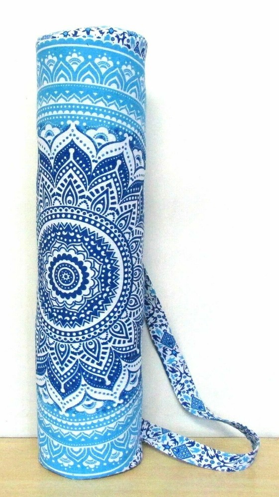 Indian New Best Quality Mandala Yoga Bag Beach Gym Mat Carrier Bags With Shoulde