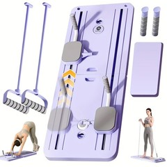 Women Foldable Pilates Reformer Workout Board For Leg Training, Glutes, Waist