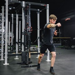 Titan Fitness 89″ Tall Selectorized Wall Mounted Pulley Tower