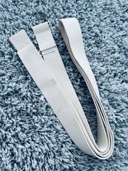 Lotus Crafts 100% Cotton Yoga Strap White Bought Directly From India Artisan