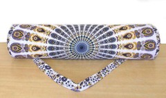 New Indian Mandala Yoga Bag Hippie Gym Mat Carrier Bag With Shoulder Strap Throw