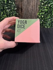 Yoga Dice Kit & Workout Dice (4 Dice) Activities/Durations Multi-Color Brand New